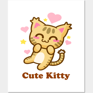 cute kitty lover Posters and Art